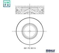 MAHLE 081 PI 00114 000 Piston