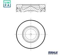 PISTON 081 PI 00119 002 FOR BMW 3/4/Convertible/F8/F2/X/Van/G01/5/G1/F97/G08
