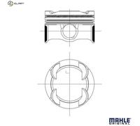 PISTON 081 PI 00130 002 FOR B38 B15 A 1.5L 3cyl