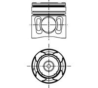 Piston 121.8mm Length 67mm Recess Diameter Fits MAN KOLBENSCHMIDT 40595601