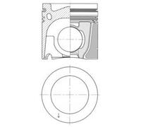 Piston 130.7mm Length 89mm Recess Diameter Fits VOLVO KOLBENSCHMIDT 41088600