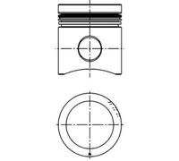 Piston 141.2mm Length 99mm Recess Diameter Fits MAN KOLBENSCHMIDT 99548600