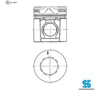 PISTON 40234620 FOR 1103A-33TG1 1103D-33 1103C-33/33T 3.3L 3cyl 1104A-44 4.4L