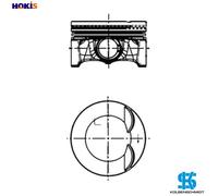 Piston Fits Audi A3 Q3 TT Seat Alhambra Altea XL Skoda VW KOLBENSCHMIDT 40247600
