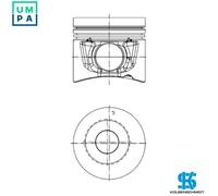 PISTON 40289600 STD FOR BF4M2012/4M2012C 4.0L 4cyl BF 6M 2012 C 6.1L 6cyl