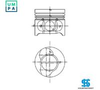 PISTON 40465610 FOR K9K700/704/702/722/710/712/790/768/792/762/706/724 1.5L