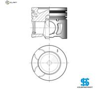 Cylinders/Pistons KOLBENSCHMIDT 41251610 for CITROËN DS FIAT FORD PEUGEOT