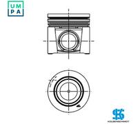 KOLBENSCHMIDT 41706600 Piston