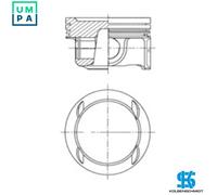 KOLBENSCHMIDT 41784620 Piston