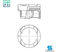PISTON 42100600 STD FOR MORGAN MINI TOYOTA BMW 3/5/G0/F90/G1/G20/G80/G28/G21/X