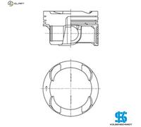 PISTON 42100600 STD FOR MORGAN MINI TOYOTA BMW 3/5/G0/F90/G1/G20/G80/G28/G21/X