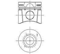 Piston 78.69mm Length Fits Land Rover Defender Discovery KOLBENSCHMIDT 99418610