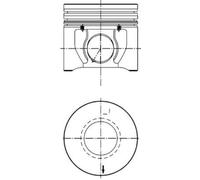 Piston 80.5mm Length 40.4mm Recess ⌀ Fits Ford Transit KOLBENSCHMIDT 40172610
