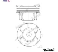 PISTON 87-434600-00 STD FOR N20 B20 A 2.0L 4cyl