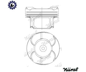 PISTON 87-434600-00 STD FOR N20 B20 A 2.0L 4cyl