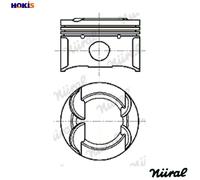PISTON 87-444800-10 STD FOR N12B16/N16B16A5FS5FH5FK 1.6L 4cyl