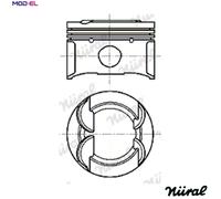 PISTON 87-444800-10 STD FOR N12B16/N16B16A5FS5FH5FK 1.6L 4cyl
