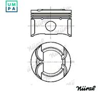 PISTON 87-444800-10 STD FOR N12B16/N16B16A5FS5FH5FK 1.6L 4cyl