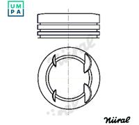 NÜRAL 87-450400-10 Piston
