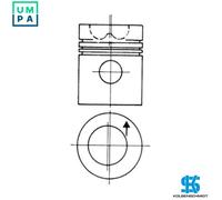 Cylinders/Pistons KOLBENSCHMIDT 93793600