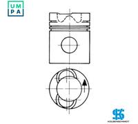 PISTON 94724700 STD FOR MIDR04.02.26A/4/02.26B/4 4.1L 4cyl 6.2L 6cyl