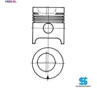 PISTON 97505600 STD FORPISTON 97505600 STD FOR FORD NEW HOLLAND D 2 NN 6108 AC