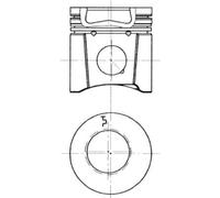 Piston 98mm Length 49.5mm Recess ⌀ Fits KHD DEUTZ-FAHR DEUTZ KOLBENSCHMIDT
