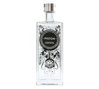 Piston Distillery London Dry Gin 70cl 42% ABV | British Crafted Premium Gin | Award-Winning Distinguished Gin | Handcrafted in Cheltenham with A Unique Stainless Steel Cap Bottle Design