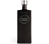 Piston Distillery Signature Vodka 70cl 40% ABV | Premium British Craft Vodka | Nine Times Distilled for Smooth Taste | Handcrafted in Cheltenham with Unique Stainless Steel Cap Bottle Design