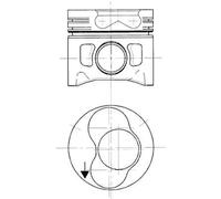 Piston Fits Audi 80 A3 A4 A6 Cabriolet Ford Seat Skoda VW KOLBENSCHMIDT 94428720