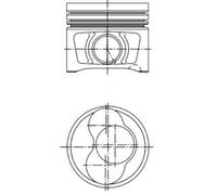 Piston Fits Audi A3 A4 Seat Alhambra Altea Leon Skoda VW KOLBENSCHMIDT 40409610