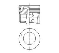 Piston Fits Audi A3 Seat Leon Skoda Octavia VW Golf KOLBENSCHMIDT 41708600