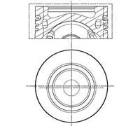 MAHLE 028 PI 00154 000 Piston