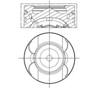 MAHLE ORIGINAL 013 PI 00156 000 Piston
