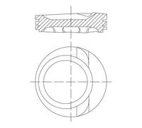 Piston Fits Ford Galaxy Mercedes-Benz V-Class Seat Toledo VW Bora MAHLE 0306803
