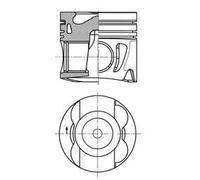 Piston Fits Jeep Compass Mercedes-Benz C-Class CLS GLC KOLBENSCHMIDT 41712600
