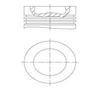 Piston Fits Man TGE VW California Caravelle Crafter MAHLE 028PI00155002