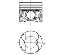 Piston Fits Mercedes-Benz C-Class CLS E-Class GLE M-Class KOLBENSCHMIDT 40776600