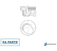 Piston for VW BEETLE BORA CADDY GOLF KOLBENSCHMIDT 41257610