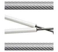 Piston Hinge Gas Struts For Hyundai Terracan HP 2001-2007 Without Spoiler Trunk Boot Shocks Damper Cylinders Rod 2PCS Rear Tailgate Lift Support Struts Lift Support Springs(Silver carbonfiber)