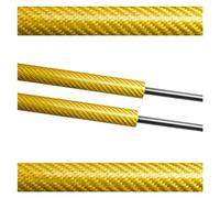 Piston Hinge Gas Struts For Peugeot 208 1st A9 CA For CC 2012-2019 Hatchback Boot Gas Struts Lift Supports Carbon Fiber Spring Shocks Rear Tailgate Dampers Lift Support Springs(Yellow carbonfiber)