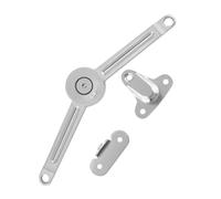 Piston Hinge Metal Telescopic Rod for Cabinet Door, Silver | Adjustable Length, Retractable Design, Zinc Alloy Build, Easy Installation, Wardrobe and Chamber Use
