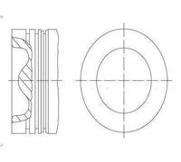 Piston MAHLE 009 99 00 for IVECO EUROSTAR 12.882 2001-2002