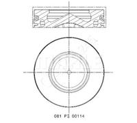MAHLE 081 PI 00114 000 Piston