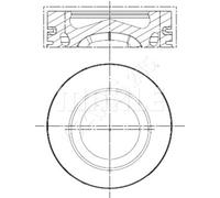 MAHLE 028 PI 00140 002 Piston