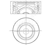 Engine piston Coated 028 PI 00141 001 MAHLE for VW AUDI SEAT SKODA