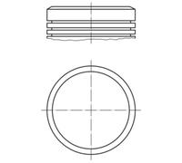Piston MAHLE Fits CITROEN Berlingo Xsara PEUGEOT 106 II 206 207 96-15 9637939280