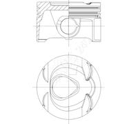 Piston MAHLE Fits FORD Galaxy JAGUAR F-Pace Xe LAND ROVER Discovery VOLVO 09-22