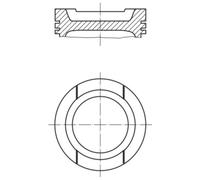 Piston MAHLE Fits SEAT Alhambra Van SKODA Fabia I Octavia VW Bora Passat 95-15
