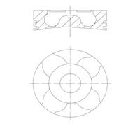 MAHLE 012 30 00 Piston